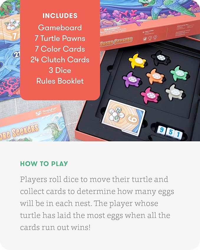 SimplyFun Share a Berry - Collect Berries While Having Fun and Counting - A Toddler Game for Kids Ages 3-5, 2 to 4 Players