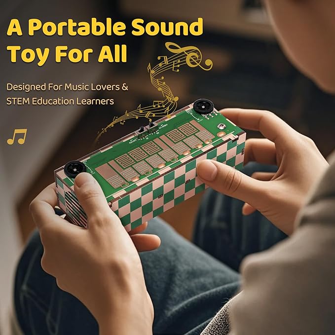 STEM Toys Build Your Own Musical Instrument Sound Effects - Science Kits & STEM Activities Project for Kids Ages 5-8-12 - Gifts for 6 9 10 11 12 13 14 Year Old Boys - Fun Fidgets Toy for Boys Teens