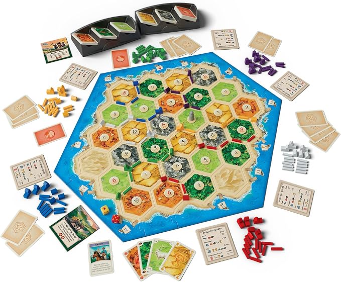 CATAN 5-6 Player Board Game Expansion (6th Edition) Add More Players to Your Adventure, Ages 10+, 3-6 Players, 60-90 Minute Playtime