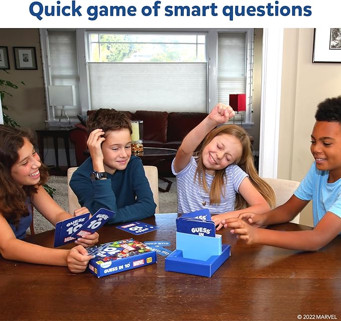 Skillmatics Guess in 10 Marvel, Perfect for Boys, Girls, Kids, Teens, Adults Who Love Card Games, Board Games, Travel Toys, Avengers, Spiderman, Iron Man, Gifts for Ages 8, 9, 10 and Up