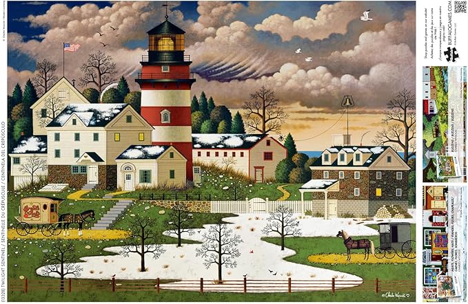Buffalo Games - Charles Wysocki - Twilight Sentinel - 1000 Piece Jigsaw Puzzle for Adults -Challenging Puzzle Perfect for Game Nights - Finished Size is 26.75 x 19.75