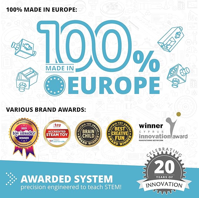 Engino STEM Kit, Astronomy Travelling to Space, Building Toys for Kids 9+, STEM Projects, Learning & Education Toys, Engineering Kit, Gifts for Boys & Girls (6 Model Options)