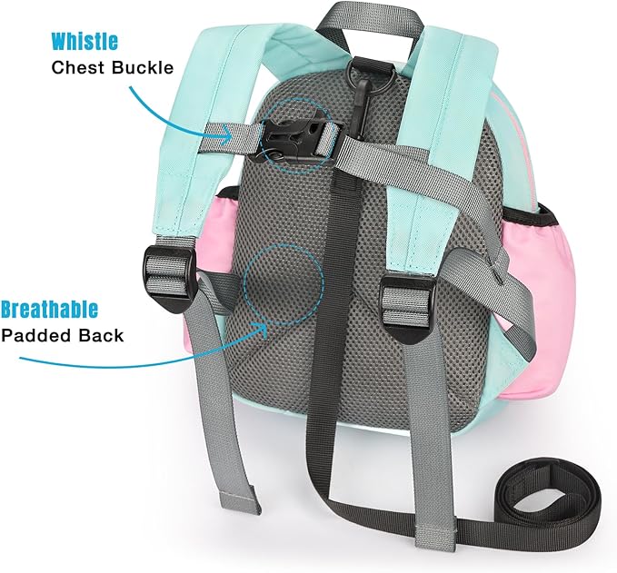 STEAMEDBUN Backpack Leash for Toddlers 1-3: Baby Backpack with Leash for Boys Girls - Anti-Lost Harness for Walking