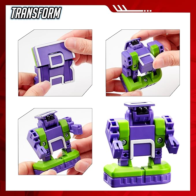JOYIN Alphabet Robots Toys for Kids, ABC Learning Toys, Alphabots, Letters, Toddlers Education Toy, Carnival Prizes, Christmas, Treasure Box and Prize for Classroom