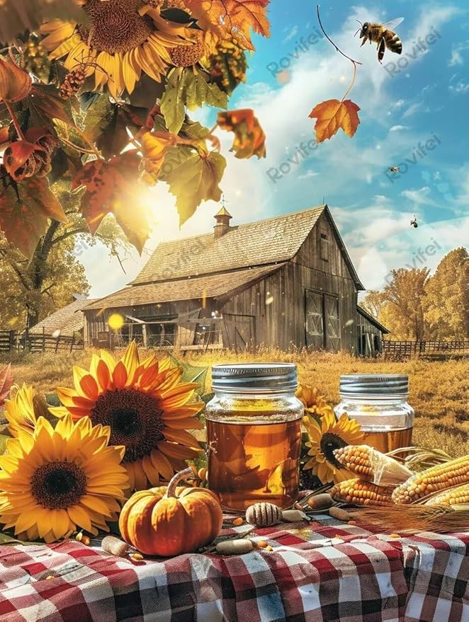 Puzzles for Adults 35 Pieces, DIY Sunflower Farm Puzzles, Matte Finish & Eco-Friendly Wooden Puzzles - for Home Decor Room Decor Wall Decor - Funny Creative Gifts 6x4 Inch