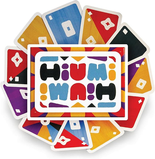 Card Game Hiumi | Fast & Fun Family Game Night for 2–4 Players, Strategic Color Set-Building and Sabotage, Quick 10-Minute Play for Everyone Ages 8+, Competitive and Portable Gift
