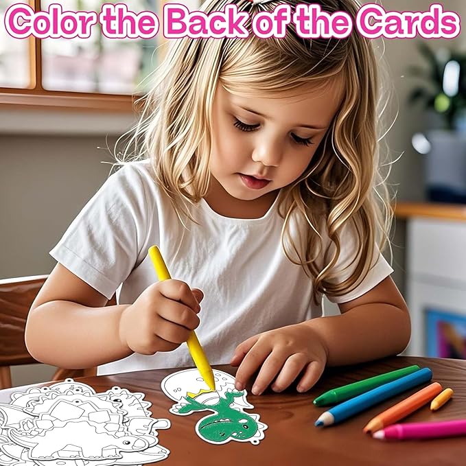 iGetooy 10 Sets DIY Mosaic Stickers for Kids, Dinosaur Art Craft Kit with 720+ Stickers, Travel Toys for Kids, Birthday Gifts for Girls and Boys 3-8 Year Olds