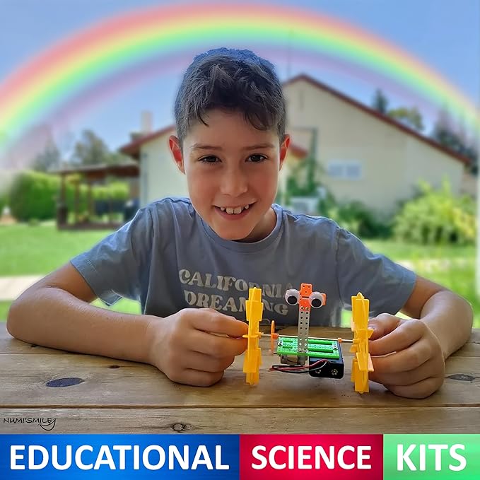 Science Robotics Kit STEM Toys for Boys, DIY Educational Arts and Crafts for Kids, Science Experiments Building Project, Best Birthday for Boys & Girls Age 8 9 10 11 12 Years Old