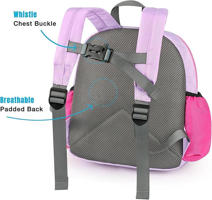 STEAMEDBUN Toddler Backpack for Girls 2-4: Preschool Kindergarten Backpacks - 12 inch Daycare Backpack