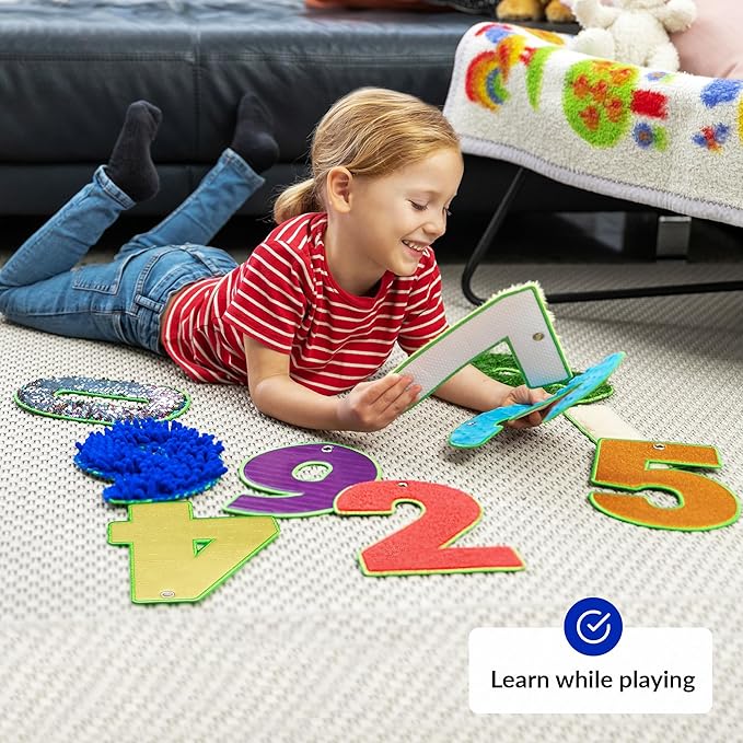 ODOXIA Sensory Mats for Autistic Children | Wall Tiles With Different Textures & Colors | Sensory Rug | Panel for Kids