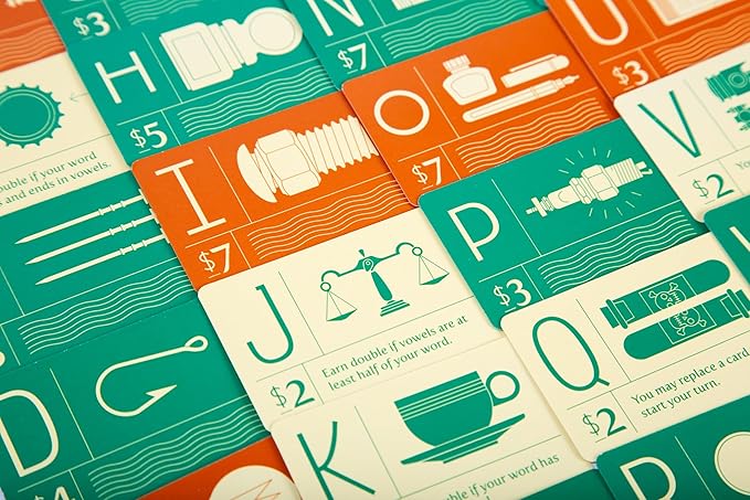 Letter Tycoon: Mensa Select Word-Building Strategy Game for Families and Friends, Ages 10+, 2-5 Players