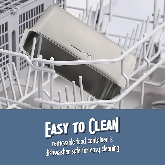 Nostalgia 32-Ounce Heated Electric Lunch Box – Travel Size 4 Cup Capacity for Soup, Pasta, and Leftovers – Leak-Proof Silicone Sealed Lid, Foldable Carry Handle, Detachable Cord – Black