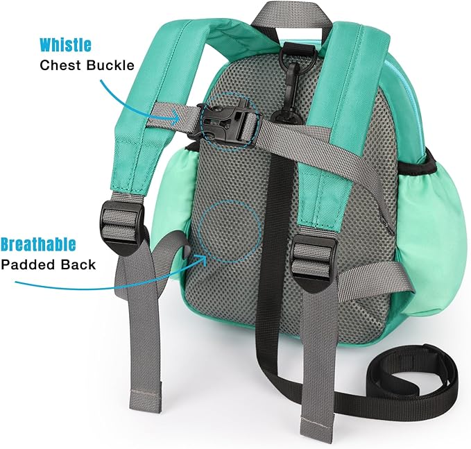 STEAMEDBUN Backpack Leash for Toddlers 1-3: Baby Backpack with Leash for Boys Girls - Anti-Lost Harness for Walking