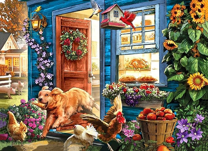 100 Piece Puzzles For Kids Funny Dog 100 Piece Puzzles For Adults, The Great Escape 100 Pieces Jigsaw Puzzle For Kids Ages 4-8, A Running Dog Puzzle For Seniors Elderly Dementia Alzheimer's Activities