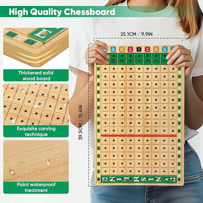 Premium Horse Racing Game with Cards and Dice, Horse Race Betting Board Game for Adult, Thickened Solid Wood with 143 Chips, 9 Metal Horses, Bet Board & Tokens & Cards, Rich Props for Enhanced Fun