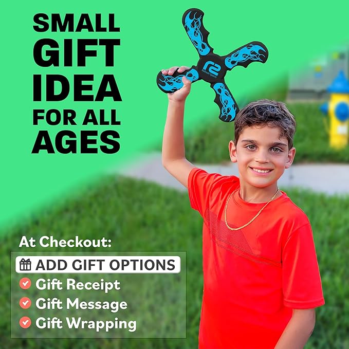 Outside Toys Boomerang For 5+ Year Boys Toys & Games - Soft Kid Toys Indoors or Outdoors - Toys For Kids Ages 4-8 - 5 Year Old Birthday Gift Cool Toddler Toys