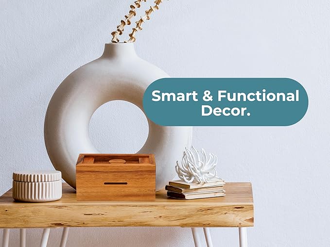 BSIRI Ziggurat Chest- Secret Box Brain Teaser Wooden Puzzle Boxes with Hidden Compartments. Ideal Mystery Box, Money Box, Jewelry Box, 3D Puzzle Lock Box, Gift Card, and Money Puzzle Box