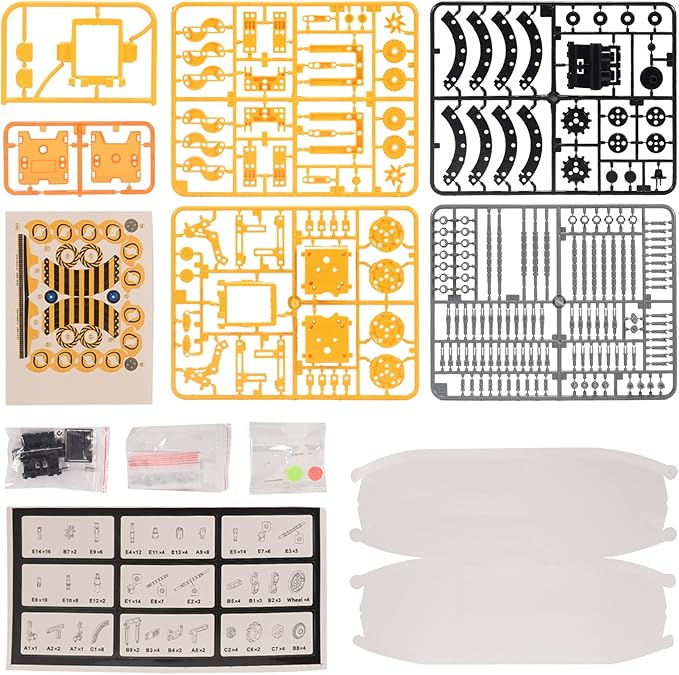 AESGOGO STEM Projects for Kids Ages 8-12, Solar Robot Science Building Kits, Birthday Gifts for 8 9 10 11 12-16 Year Old Boys Girls Teens, Robotics Powered by Sun or Battery(Not Include).