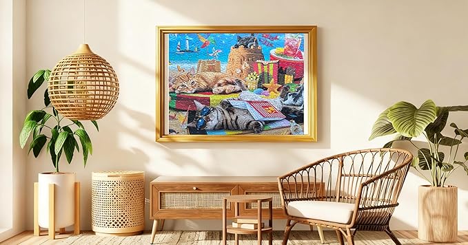 300 Piece Puzzles for Kids - Jigsaw Puzzles for Adults - Beach Vacation
