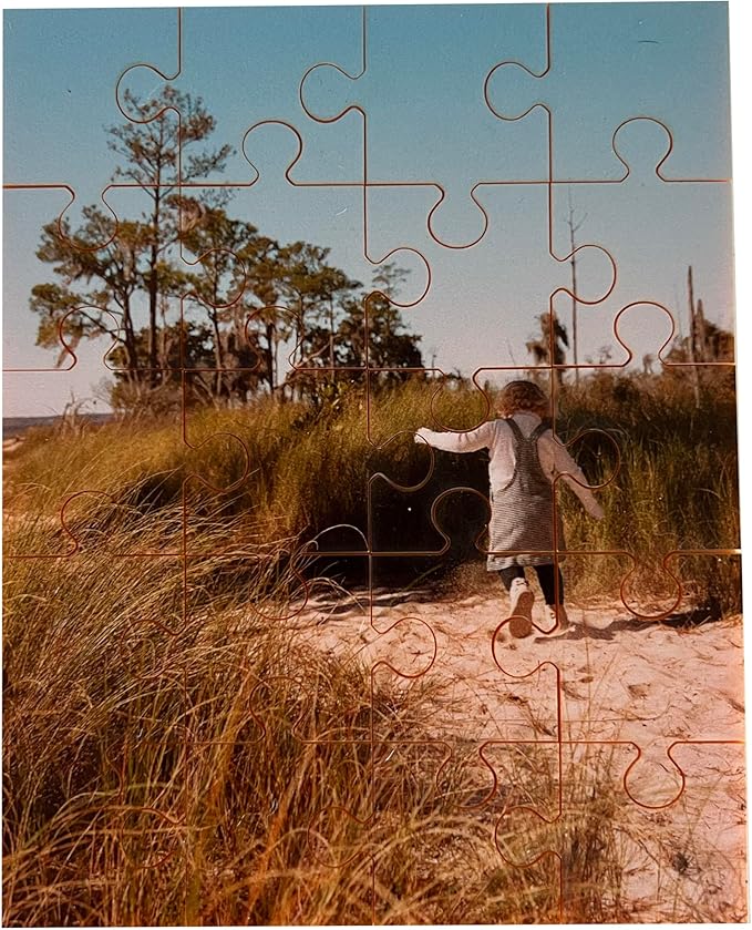 Custom Photo Puzzle from Picture | Upload Your Photo and Choose Color | 20 Piece Personalized Puzzle for Kids Toddlers Acrylic Puzzle Birthday Gifts for Toddler Boy Girl 5x6 Inches