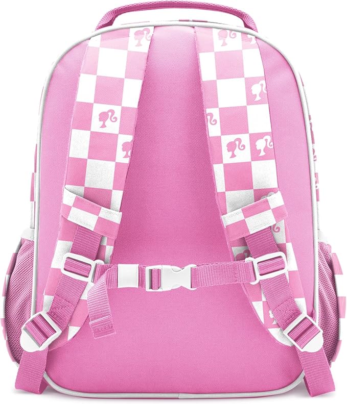 Simple Modern Medium Mattel Barbie Toddler Backpack for School Girls and Boys | Kindergarten Elementary Kids Backpack | Fletcher Collection | Kids - 15" tall | Barbie Checkmate