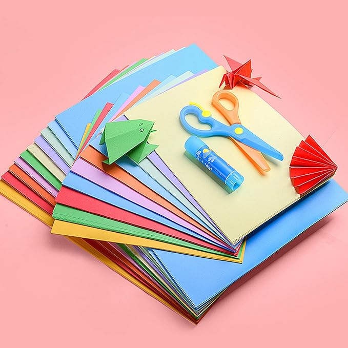 Colored Cardstock - Premium Cardstock Paper 230 GSM, Ideal for DIY Crafts, Card Making, Scrapbooking, and School Office Supplies (8.5” x 11”/120 Sheets/20 Assorted Colors)