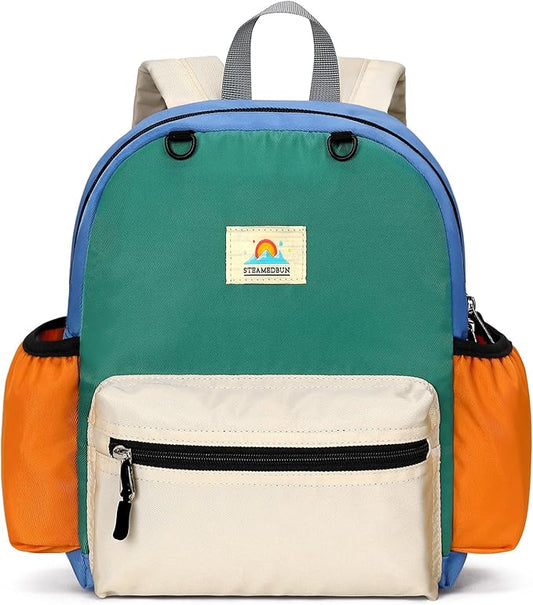 STEAMEDBUN Toddler Backpack for Boys 2-4: Preschool Kindergarten Backpacks - 12 inch Daycare Backpack