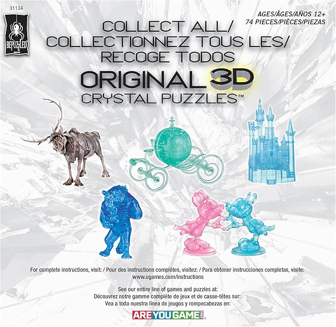 BePuzzled | Disney Maleficent Deluxe Original 3D Crystal Puzzle, Ages 12 and Up