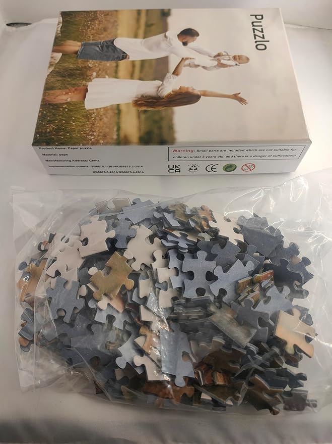 Personalized Puzzle Gifts for Christmas, Custom Photo Gift for Dad from Daughter Son Kids, Dad Gifts for Husband from Wife, Customized Presents for Father's Day Birthday Christmas