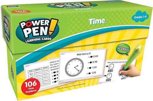 Teacher Created Resources Power Pen Learning Cards: Time (6462) Medium