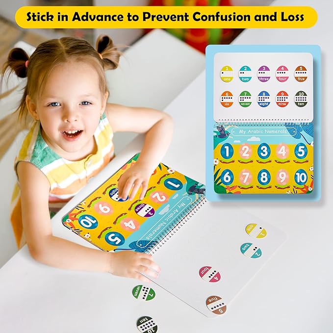 Freebear Busy Book for Toddlers Preschool Learning Activities Resources Autism Sensory Montessori Toys for 2-3 Year Old,Travel Toys, Gifts for Girls and Boys 4 5 6 Years (Animal World)