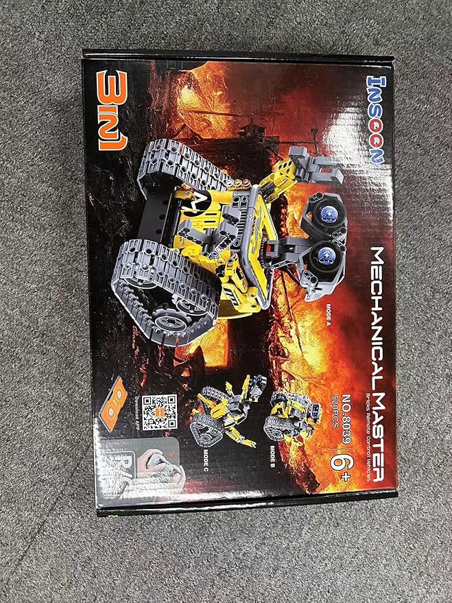 Robot Toys for Kids Building Set, 520 PCS App & Remote Control Robotics Kit, 5-in-1 RC Wall Robot Engineer Dinosaur Building Block Toy Gift for Kids 6 7 8 9 10 11 12+ Years Old Boys Girls