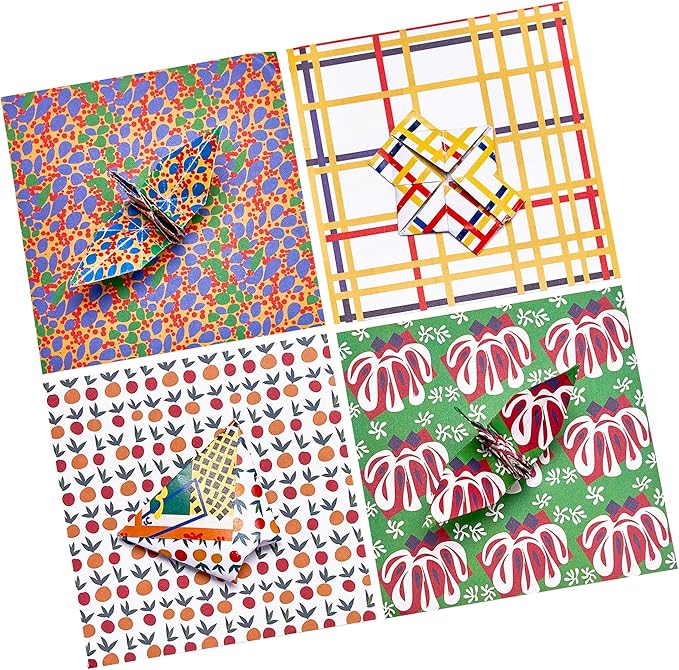 Origami Paper 6x6 Inches - 50 Sheets - Vintage Masterpiece Oil Painting & Impressionist Art, Double-Sided Folding Paper for Adults, Artists & Kids - Ideal for Scrapbooking, Card Making and Crafts