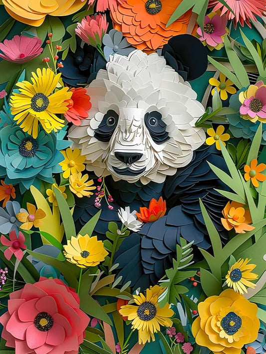 Ceaco - 750 Piece Jigsaw Puzzle - Jim Zuckerman - Textured - Paper Panda - Relaxing and Fun Activity for Adults