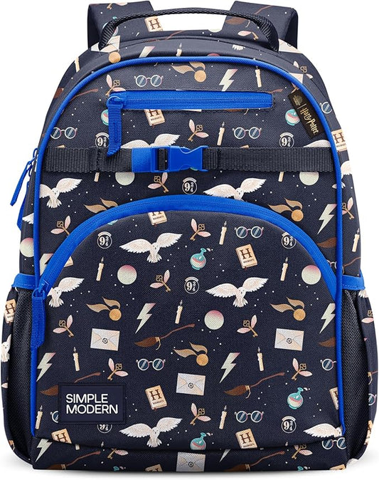 Simple Modern Large Harry Potter Kids Backpack for School Girls and Boys | Elementary Backpack for Teen | Fletcher Collection | Kids - 16" tall | Harry Potter Magical Mashup