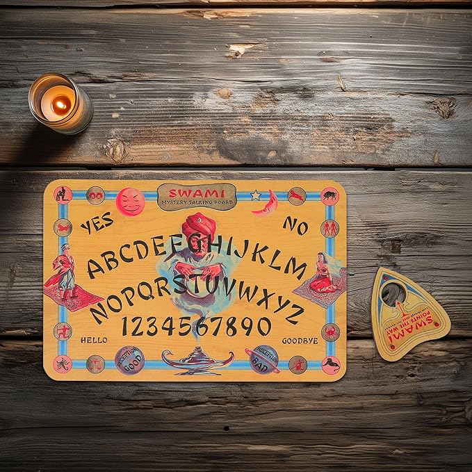 Swami Mystery Talking Board Game for Teens & Adults | Classic Board Spirit Communication Fun | Family Party Game Night & Halloween Toy Gift | Premium Retro Vintage Design
