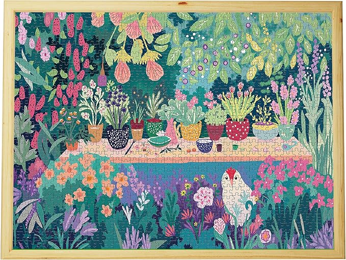 Jigsaw Puzzles for Adults 1000 Pieces, Plant Garden Puzzle, Colorful as Home Wall Decor for Family Challenging Games