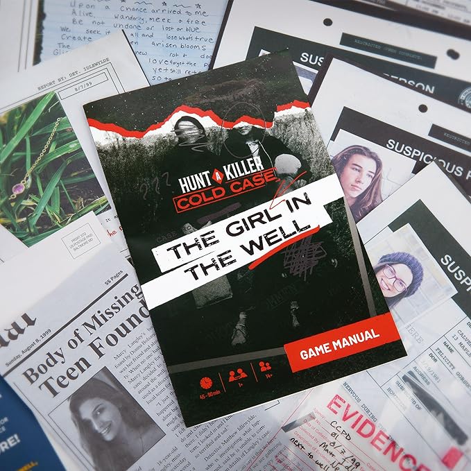 Hunt A Killer: Cold Case: Girl in The Well, an Immersive True Crime Experience and Halloween Mystery Party Game for Adults, Perfect for Halloween Game Night & Fans of Criminal Minds or Forensic Files