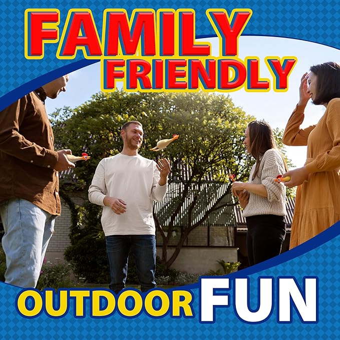 University Games, Flickin Chicken Indoor Outdoor Target Toss Game, The Go Anywhere Game for 2 or More Players Ages 6 and Up