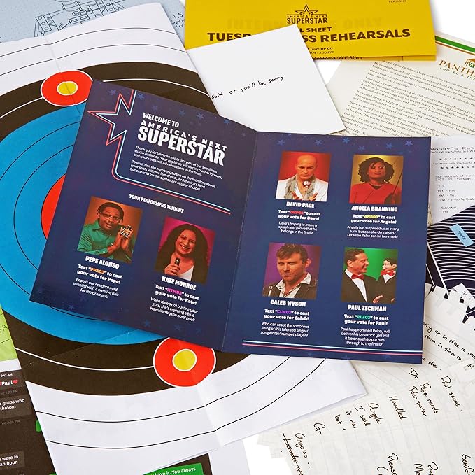 Hunt A Killer: The Final Act: Murder at The Talent Show, an Immersive True Crime Experience, for Fans of Criminal Minds, A Halloween Mystery Party Game for Adults Ideas