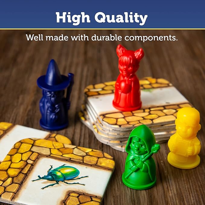 Ravensburger Labyrinth Board Game - A Strategic Maze Challenge for Family Nights - Find Treasures & Block Opponents - MESH Accredited - Great Birthday Gift - 2-4 Players - Kids Ages 7-10 and Older