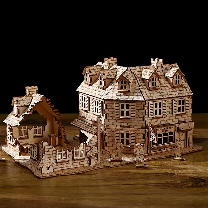 3D Wooden Puzzles War Zone 1942: Lane Warfare Model Kits, Brainteaser and Puzzle for Christmas/Birthday,Gifts for Adults and Teens to Build Combination