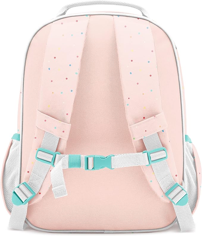 Simple Modern Medium Toddler Backpack for School Girls and Boys | Kindergarten Elementary Kids Backpack | Fletcher Collection | Kids - 15" tall | Rainbow Speckles