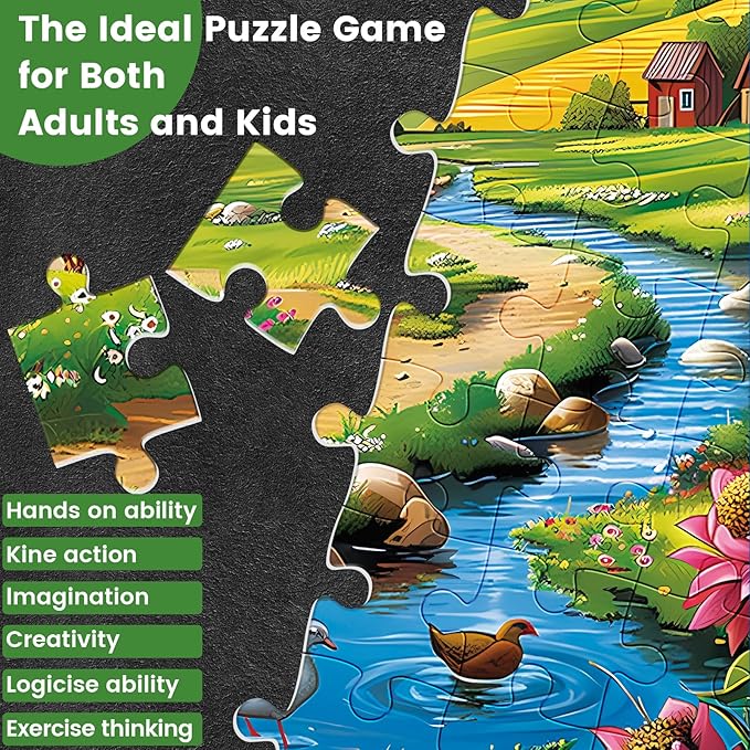 300 Pieces Puzzles for Adults WSCXSC Jigsaw Puzzles Games Brain Teaser Thick Paper Animals Puzzles Pieces Fit Together Challenging Puzzle for Adult Children Elderly Gift Toy 20.5 x 15 in