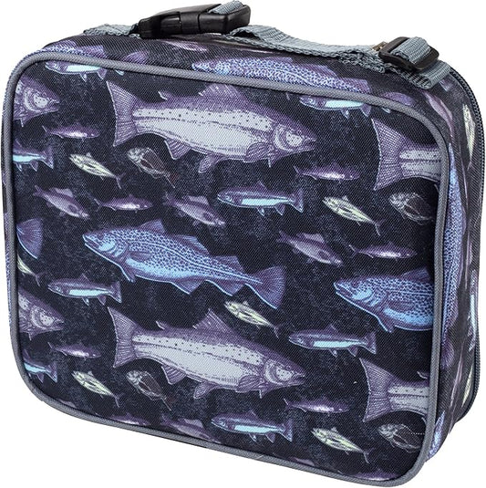 Bentology Lunch Bag for Boys- Kids Insulated Durable Lunchbox Tote Fits Bento Boxes, Containers, Jars & Water Bottles- Reusable School Lunch Sleeve w Clip on Handle- Keep Food Hotter or Colder Longer