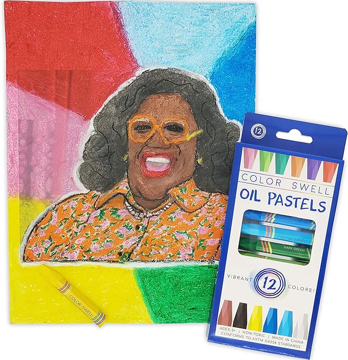 Color Swell Bulk Oil Pastels - 18 Packs 12 per Pack (216 Total) - Bulk Oil Pastels