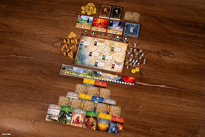 Asmodee The Lord of The Rings: Duel for Middle-Earth Board Game - Epic Strategy Game of Power and Conquest for Kids and Adults, Ages 10+, 2 Players, 30 Minute Playtime