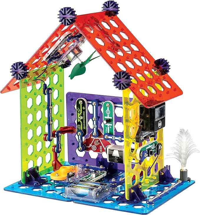 Snap Circuits Elenco My Home Electronics Building Kit for Kids Ages 8 and Up
