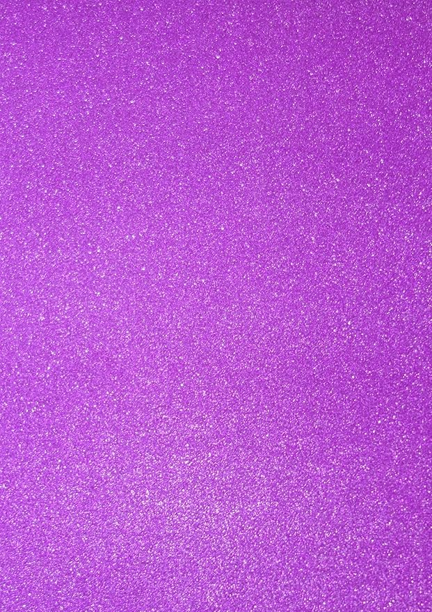 Baisunt 20 Sheets Purple Glitter Cardstock Paper for DIY Art Project, Scrapbook, Birthday Wedding Party Decoration 250GSM(8x12 In, Non Adhesive)