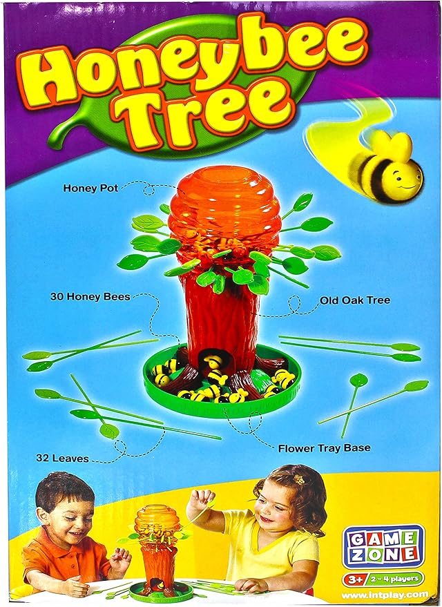 Game Zone Honey Bee Tree Game – Award-Winning Fun and Exciting Tabletop Game for Kids and Families